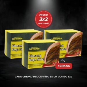 Combo 3x2 Ginseng rojo forte