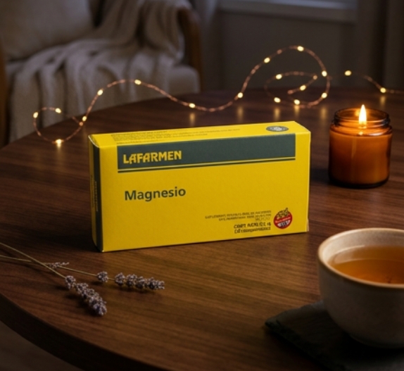 Citrato de magnesio Lafarmen como suplemento natural para dormir mejor y reducir el estrés nocturno