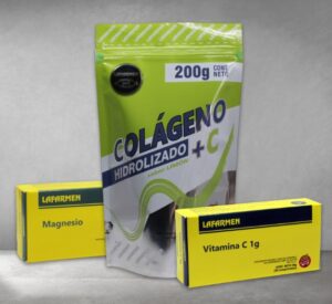 Suplementos para adultos mayores Lafarmen: Magnesio, Colágeno + C y Vitamina C 1g