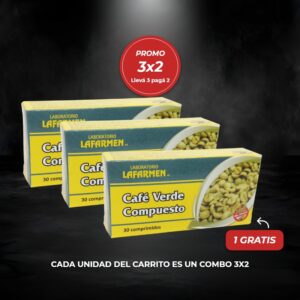 Combo 3x2 Café verde compuesto